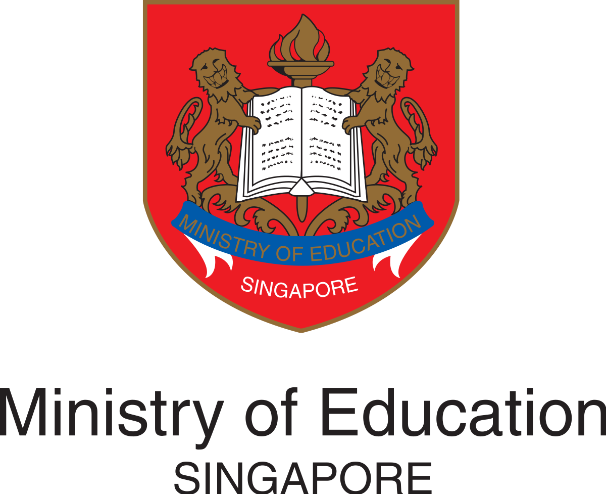 Logo of the Ministry of Education, Singapore on a white background