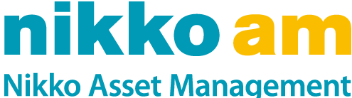Nikko Asset Management logo on a white background, with 'nikko am' in teal and yellow and 'Nikko Asset Management' in teal below.